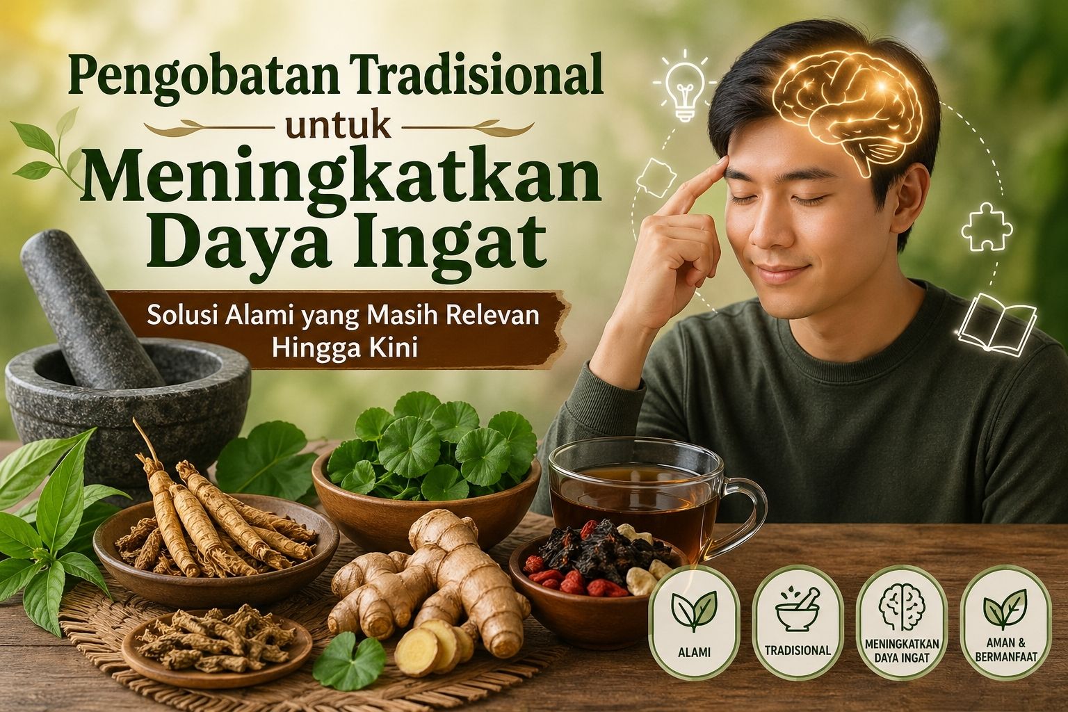 Pengobatan Tradisional untuk Meningkatkan Daya Ingat: Solusi Alami yang Masih Relevan Hingga Kini